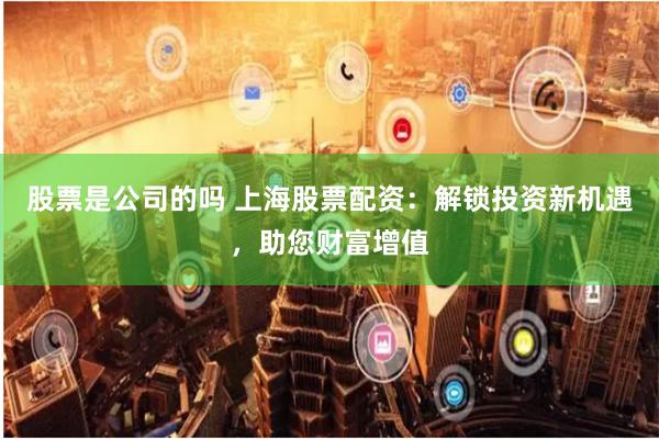 股票是公司的吗 上海股票配资：解锁投资新机遇，助您财富增值
